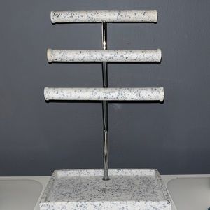 Three Tiered Jewelry Organizer Stand